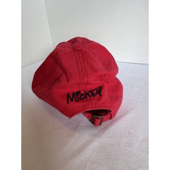 Red Disney Mickey Mouse Ball Cap Adult - Picture 2 of 2